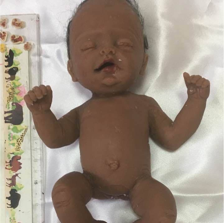 シリコンベビー 20cm 黒人ちゃん