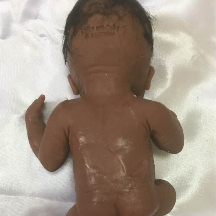シリコンベビー 20cm 黒人ちゃん