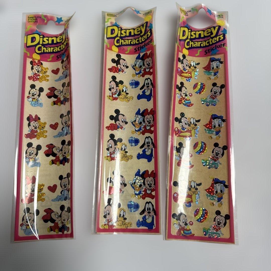 10枚　ディズニー　サンディライオン　シール　ステッカー　ミッキー　ミニー