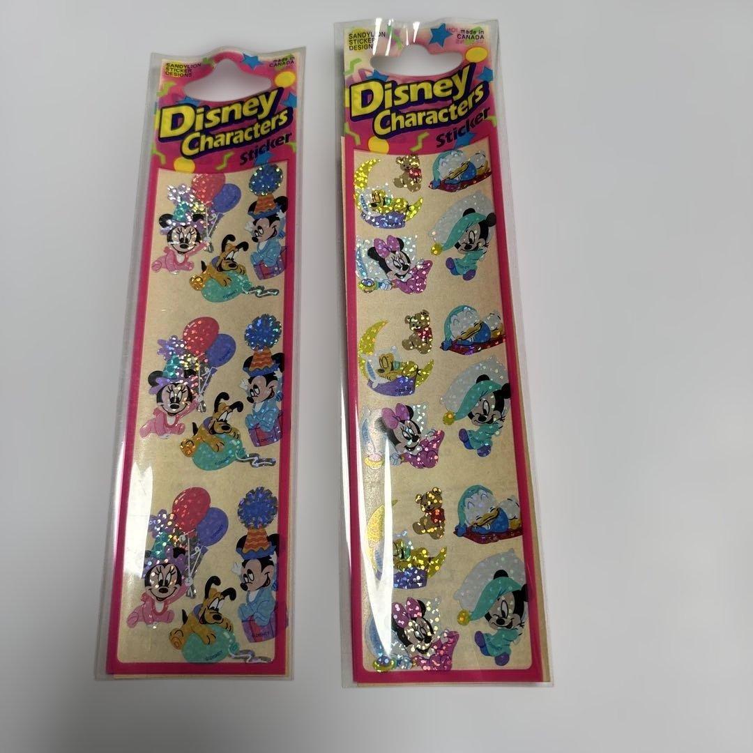 10枚　ディズニー　サンディライオン　シール　ステッカー　ミッキー　ミニー