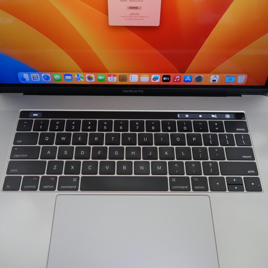 223）WinもMacBook Pro Mid 2017　15インチ/512GB