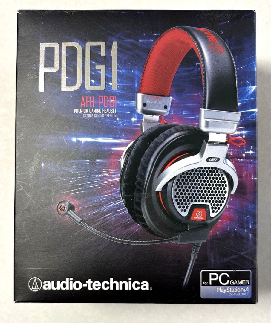 美品オーディオテクニカ ゲーム用ヘッドセット ATH-PDG1　即日発送
