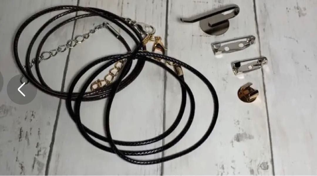 レジンヘアゴム　懐中時計黒猫ちゃん