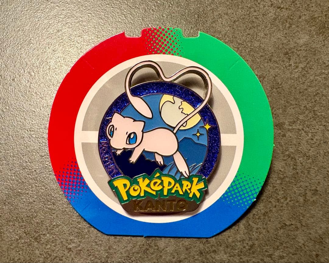 【最安値】ポケモン ポケパークカントー 限定 ピンバッジ ピンズ ミュウ