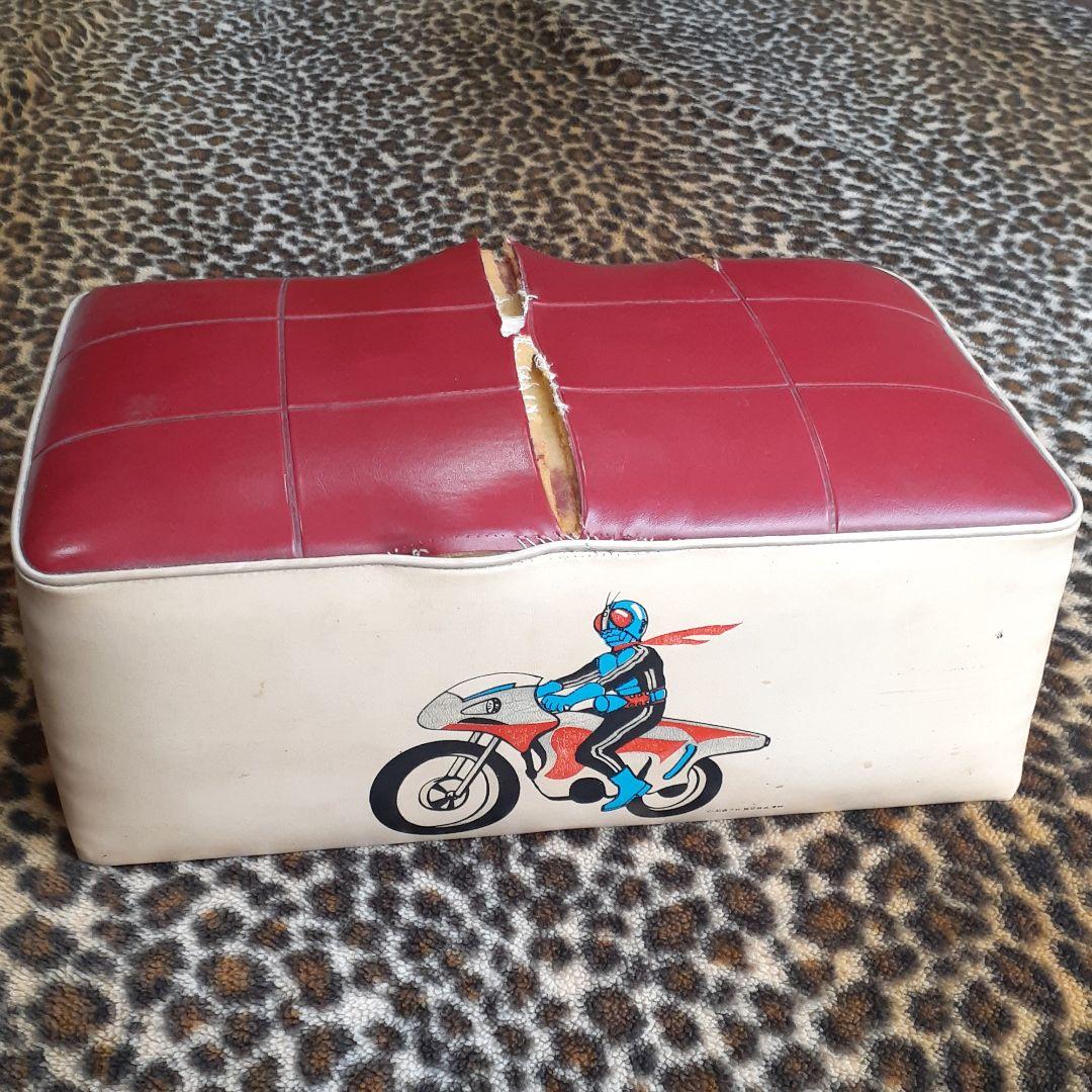 仮面ライダー『散髪屋さん子供用座面』昭和40年代 当時モノ！入手困難！超激レア！