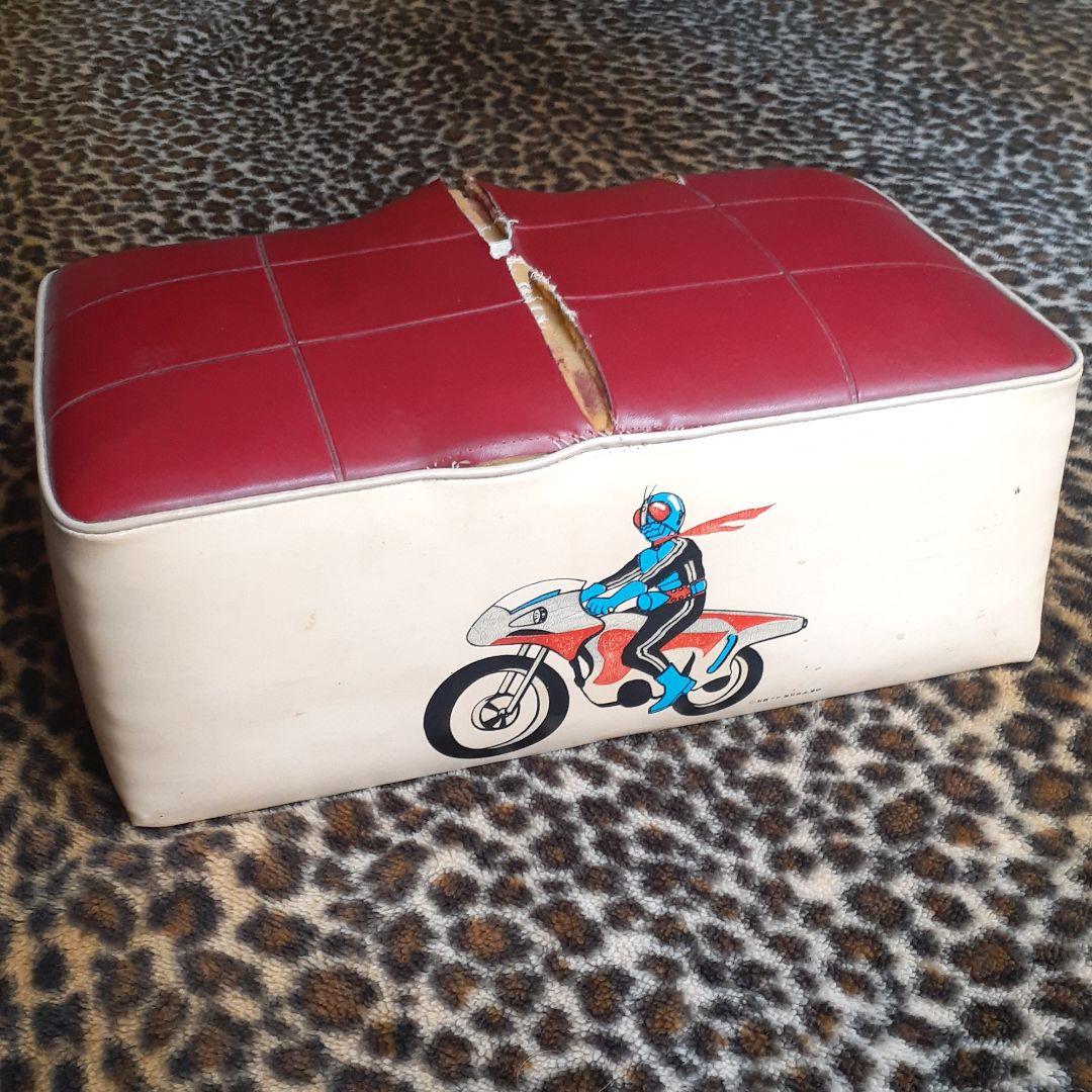 仮面ライダー『散髪屋さん子供用座面』昭和40年代 当時モノ！入手困難！超激レア！