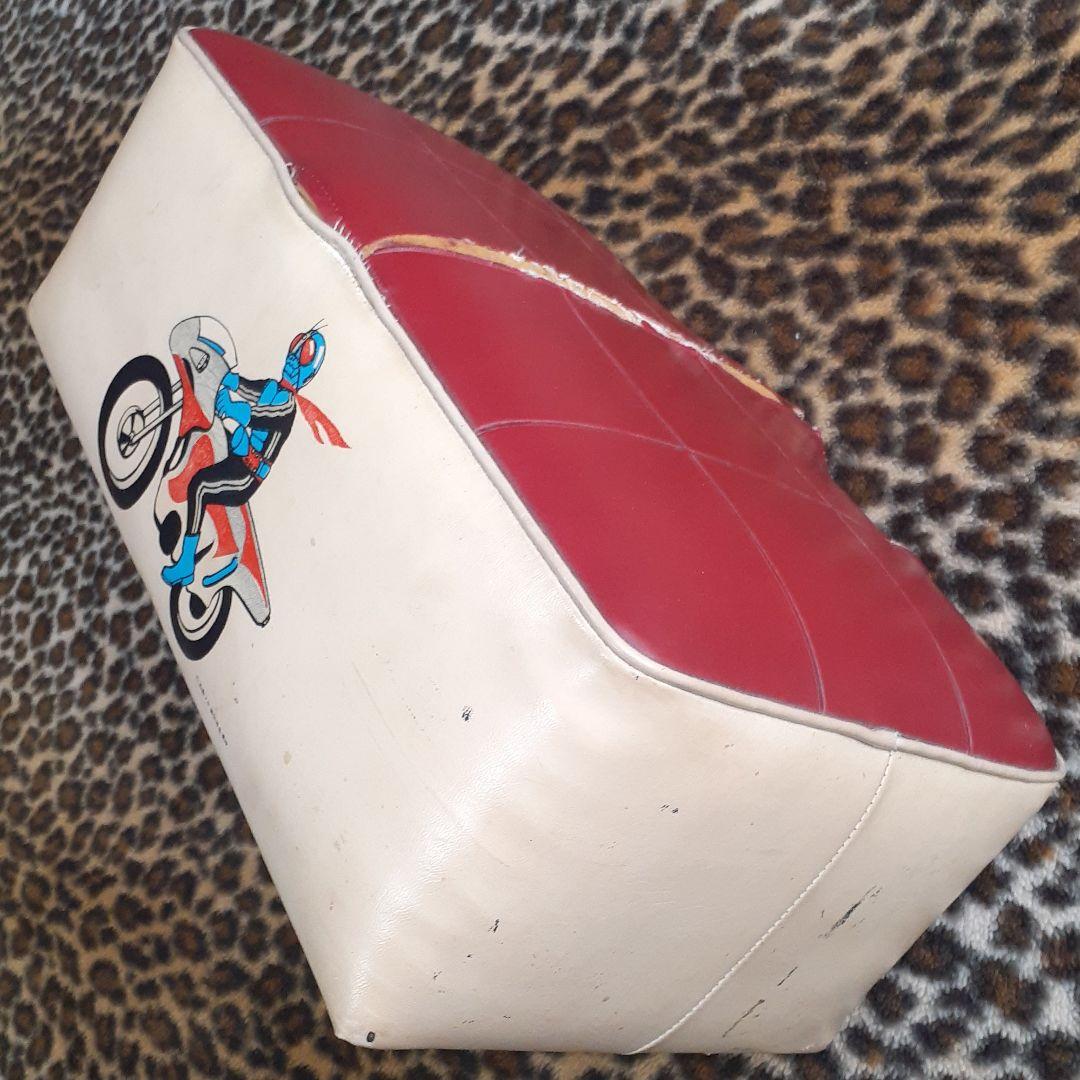 仮面ライダー『散髪屋さん子供用座面』昭和40年代 当時モノ！入手困難！超激レア！