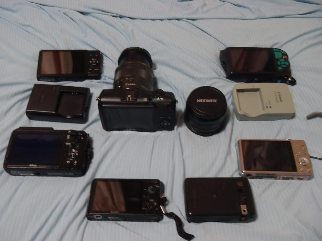♥️スマホ転送★７台セットー3台★キャノン一眼レフ★ニコン★今はバッテリー付