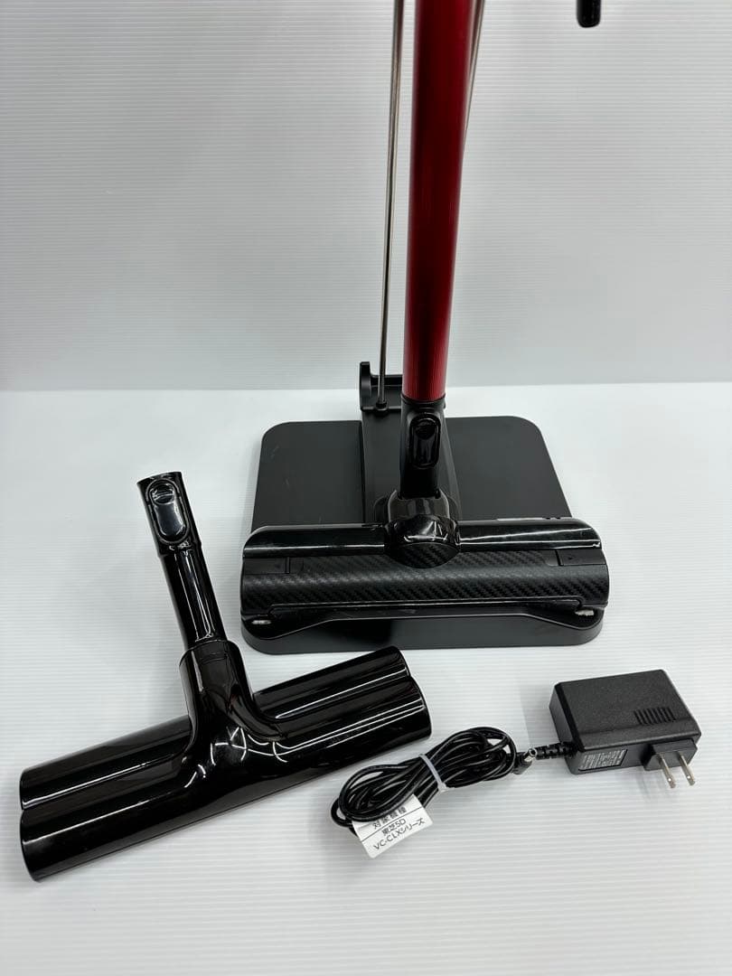 VC-CLX50 東芝　コードレス 掃除機　セット　中古　スティック　赤