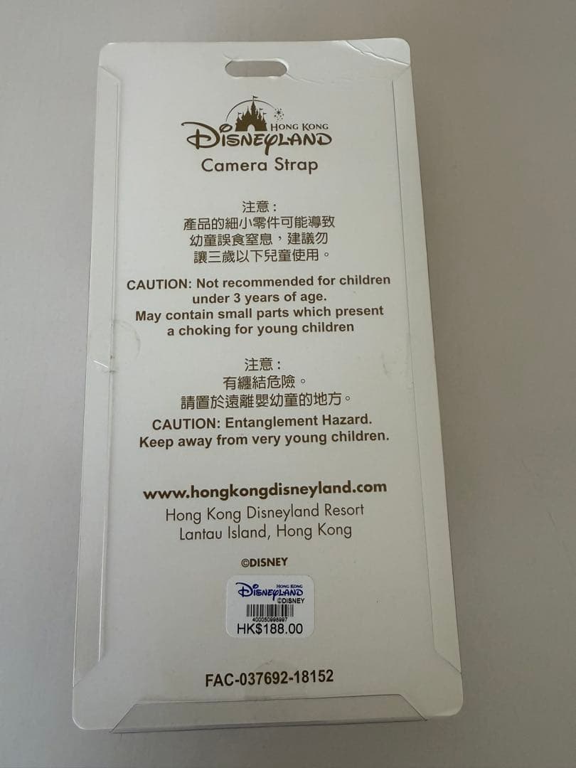 香港ディズニー　シェリーメイ　 カメラストラップ