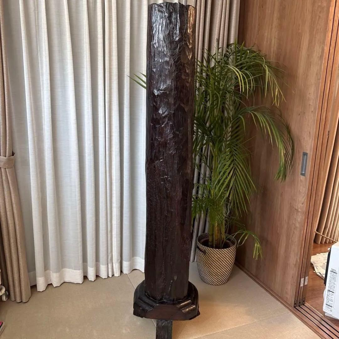 アジアン家具　KAJA 木製ラック 4段 ダークブラウン