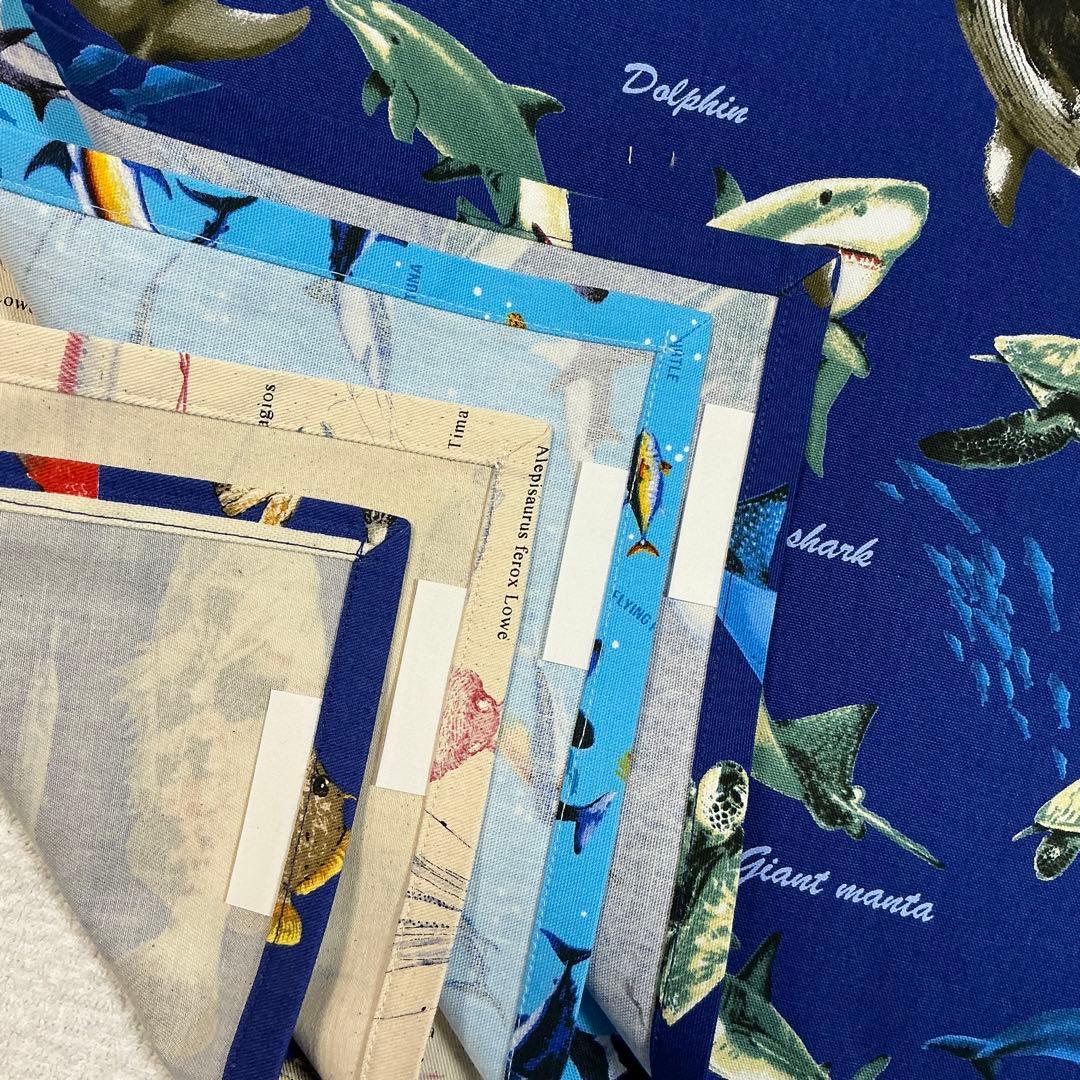 050海の仲間 給食セット×5枚　小学校 ランチョンマット ネーム 入学 給食