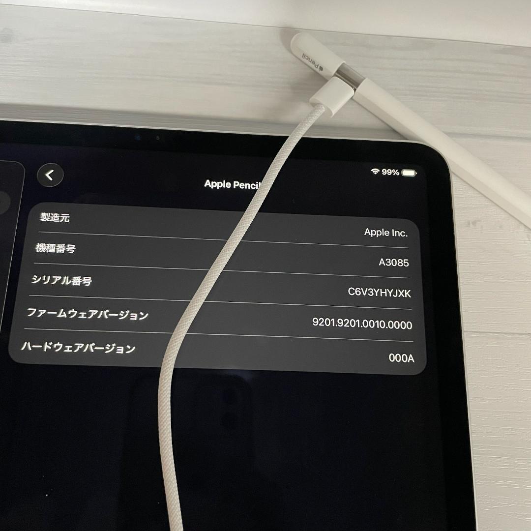保証あり【美品】Apple Pencil USB-Cタイプ 替え芯セット