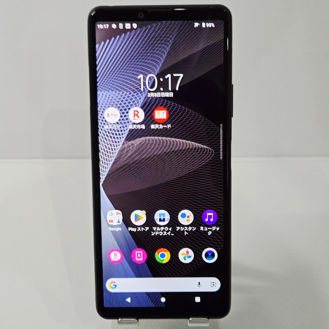02 Xperia 10 ⅲ Lite ブラック SIMフリー