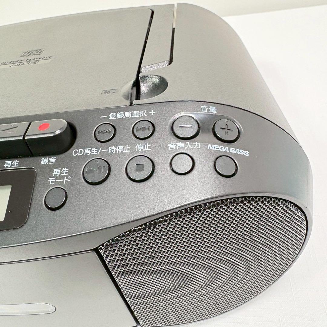 展示品 ソニー CDラジカセ レコーダー CFD-S70 FM/AM ブラック