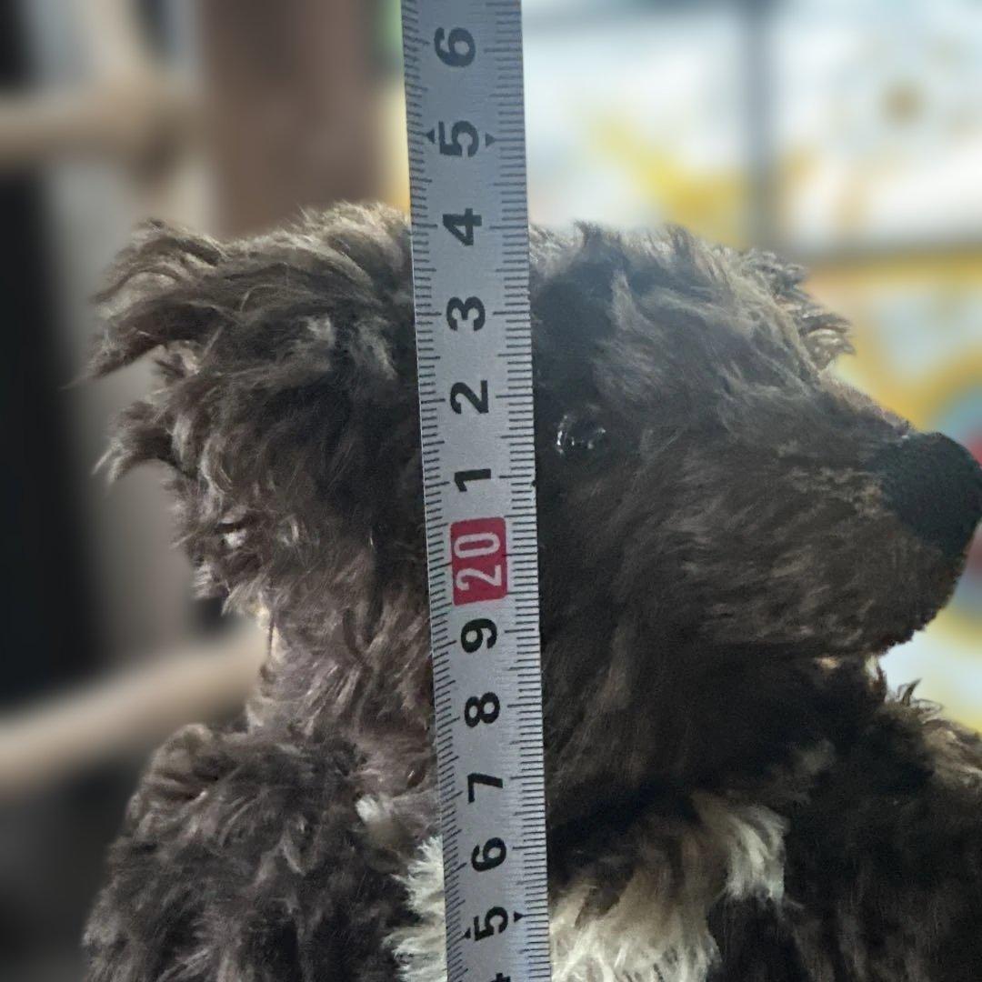 ヴィンテージテディベア　ダークブラウンクマぬいぐるみ