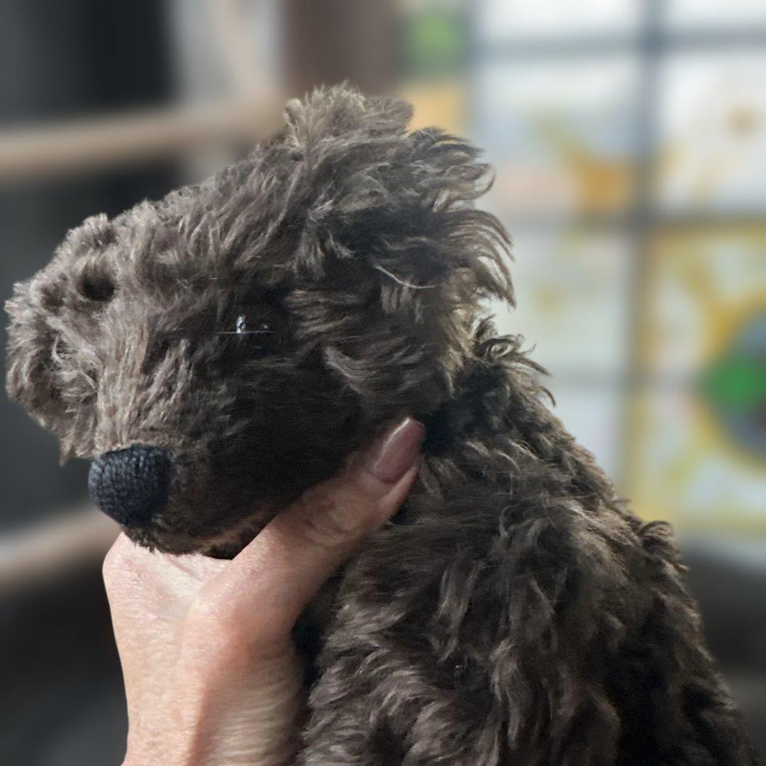 ヴィンテージテディベア　ダークブラウンクマぬいぐるみ