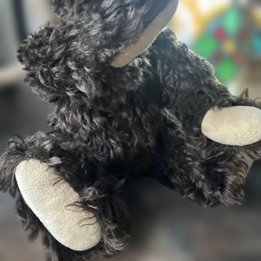 ヴィンテージテディベア　ダークブラウンクマぬいぐるみ