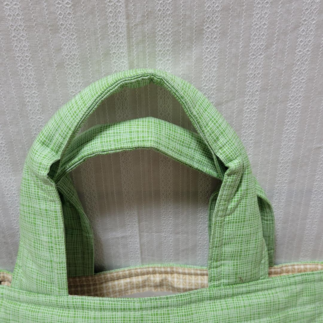 ステンドグラス　パッチワークバック　バラのバック