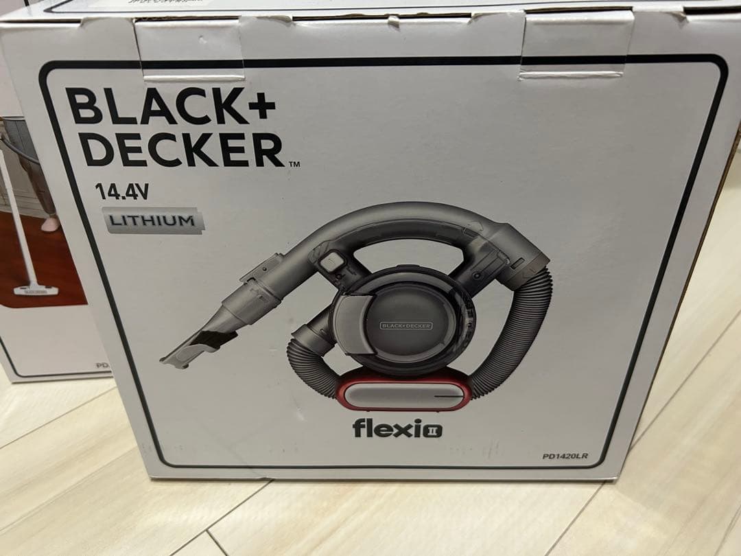 【新品未開封品】BLACK+DECKER flexi 掃除機 14.4V