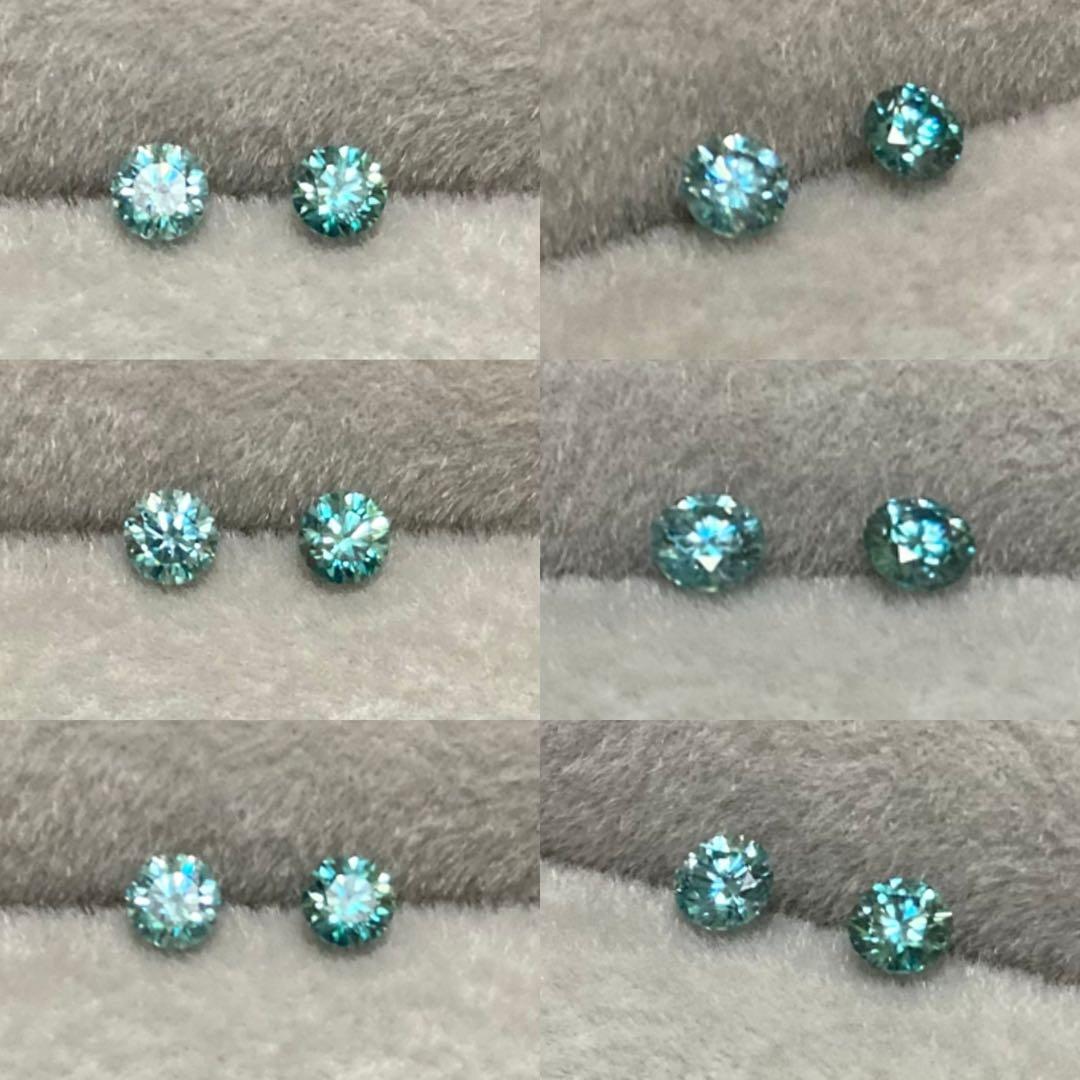 【k. koharu様】ご確認用 ブルーグリーンモアサナイト