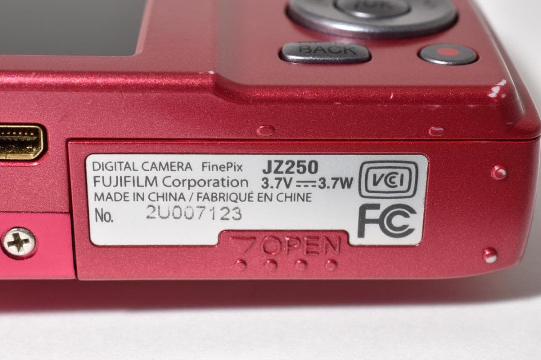 フジフィルム　FUJIFILM JZ250 ≪安心の動作確認済品≫