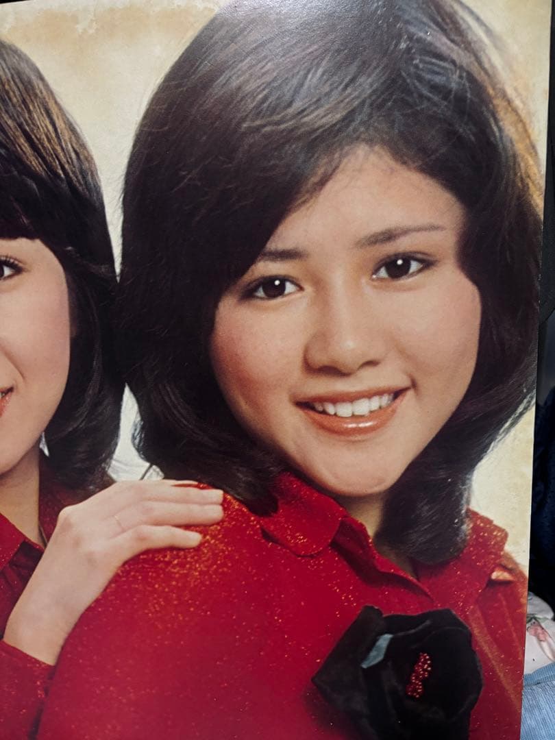 貴重　当時物　キャンディーズ　木製パネル　70×50 昭和アイドル