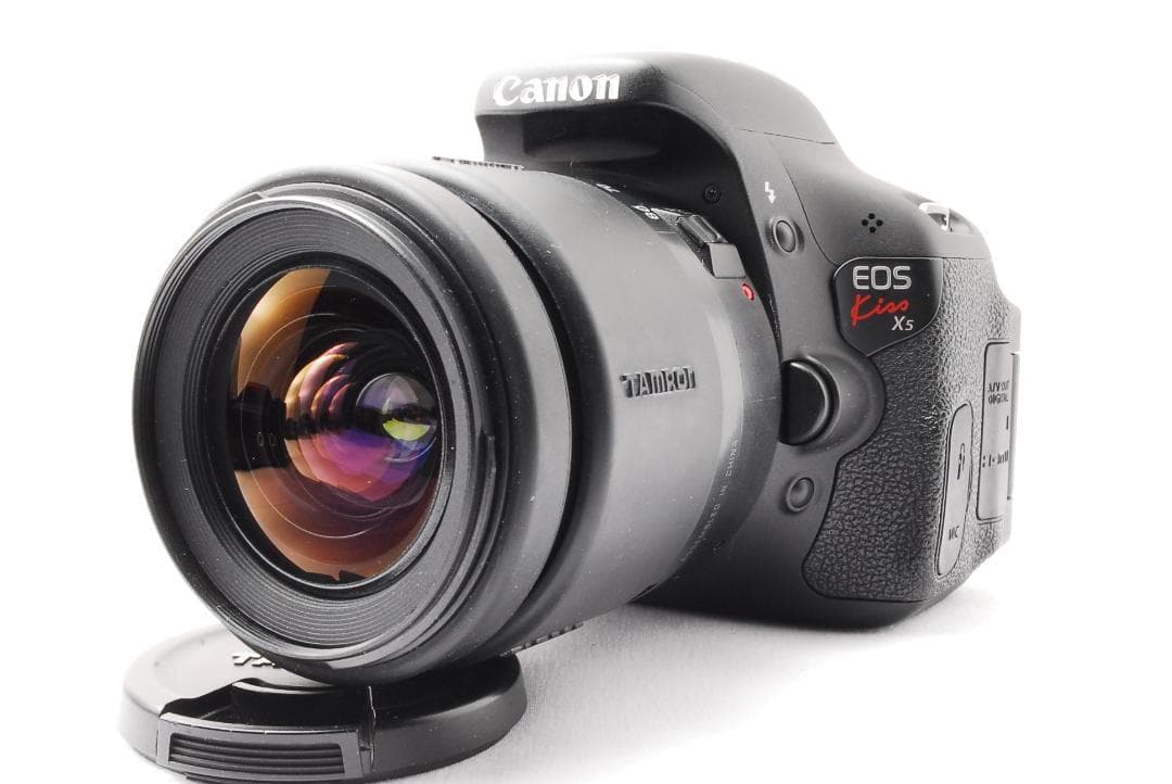 初心者おすすめ✨Canon EOS Kiss X5 一眼レフ スマホ転送 バッグ