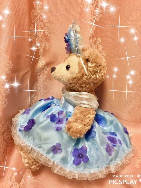 るり★ユニベア用オーダー水色ドレス★