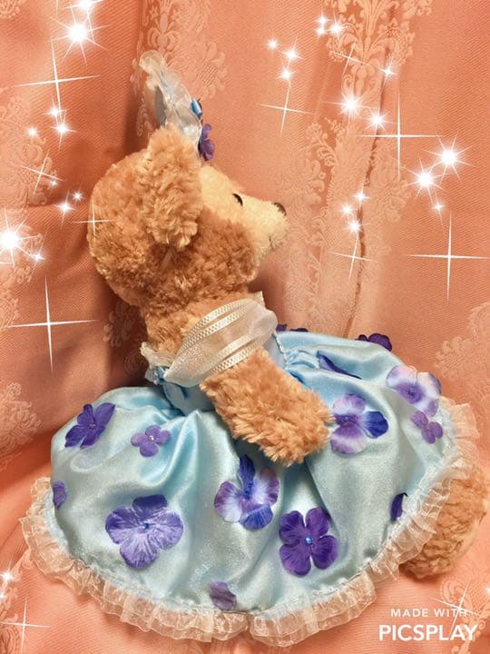 るり★ユニベア用オーダー水色ドレス★