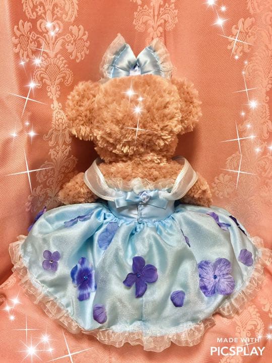 るり★ユニベア用オーダー水色ドレス★