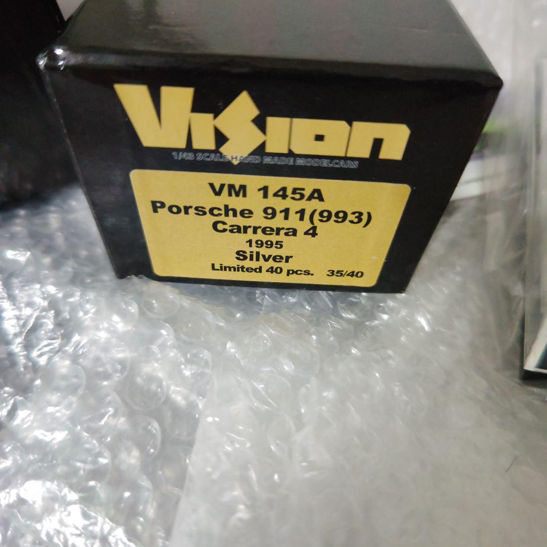 1/43　VISION　ポルシェ911　カレラ4　シルバー　1995