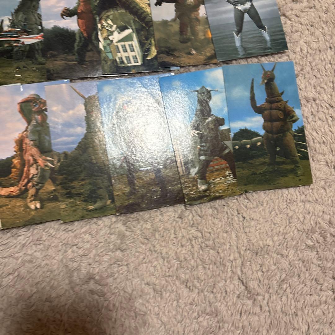 ウルトラマン 怪獣カード 大量まとめ売り 昭和 当時物 ※難あり