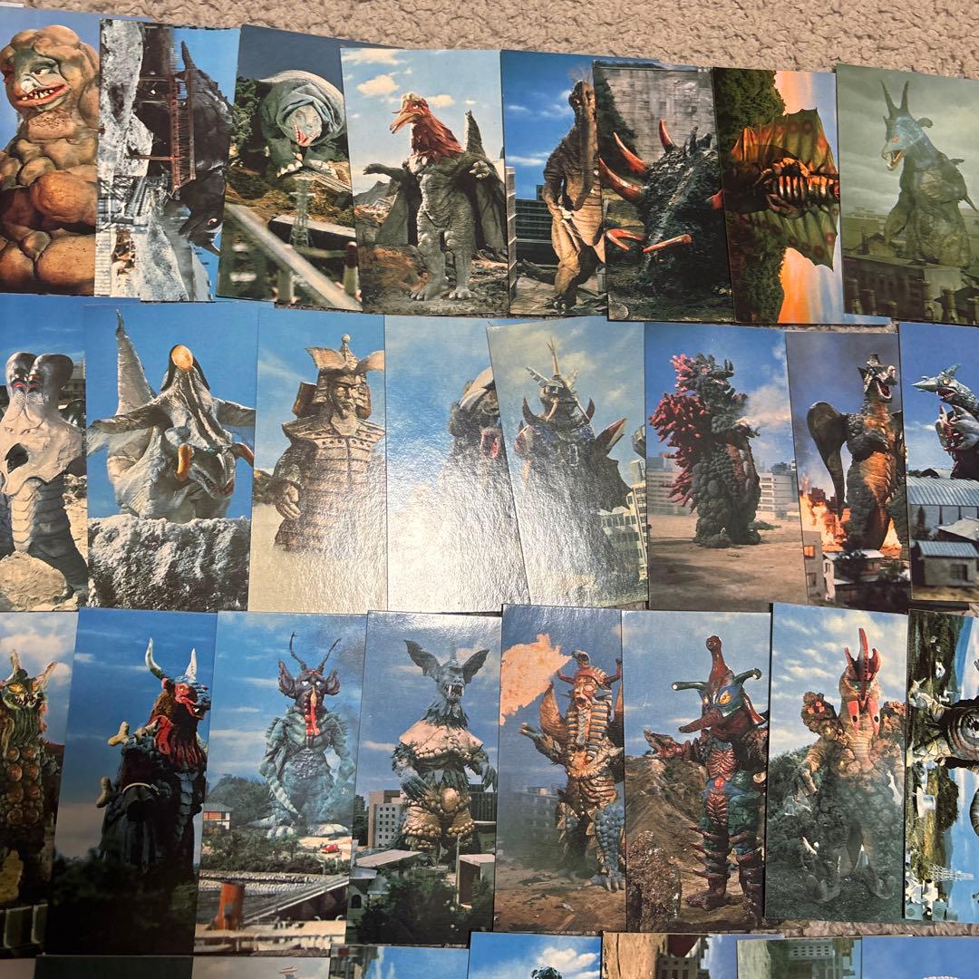 ウルトラマン 怪獣カード 大量まとめ売り 昭和 当時物 ※難あり