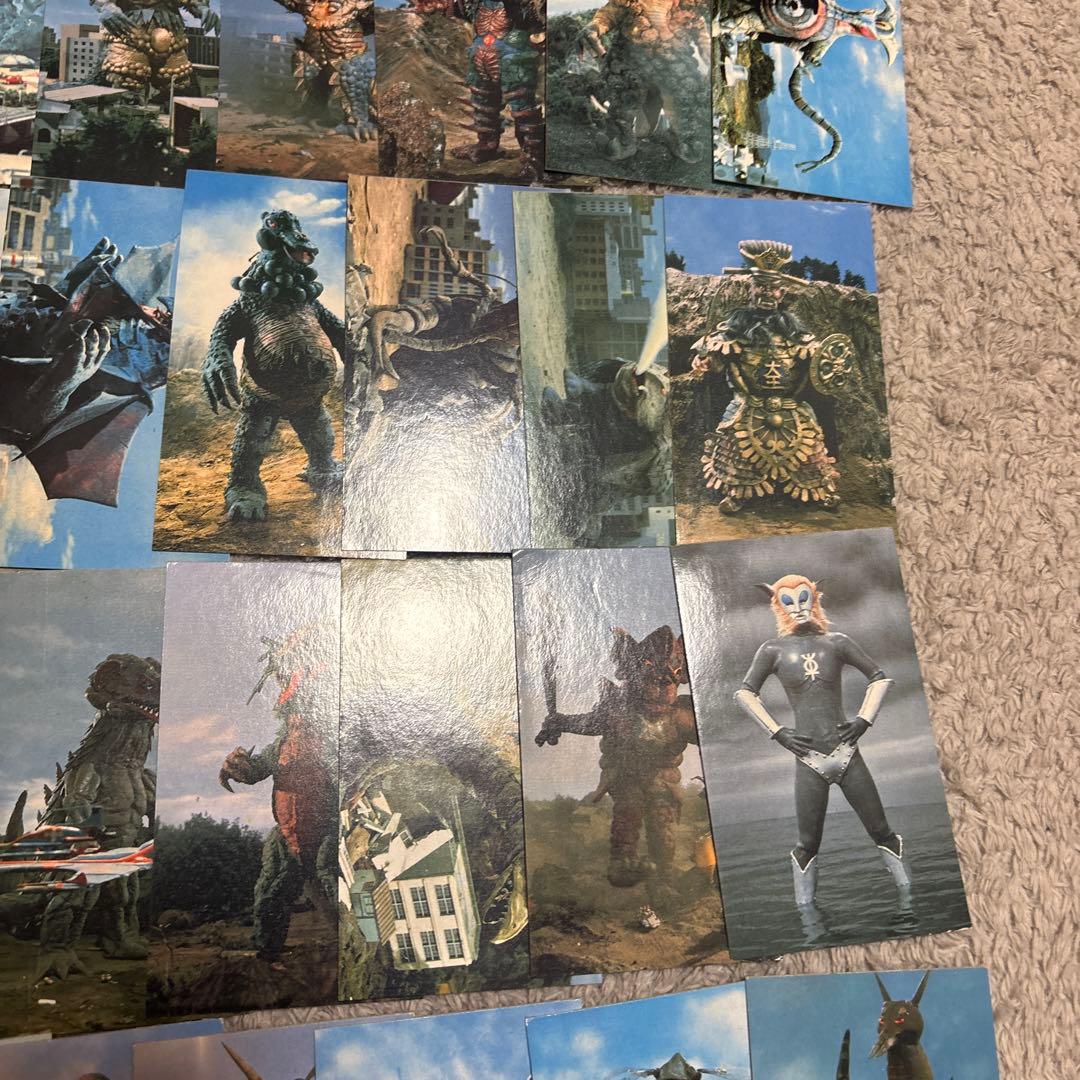 ウルトラマン 怪獣カード 大量まとめ売り 昭和 当時物 ※難あり