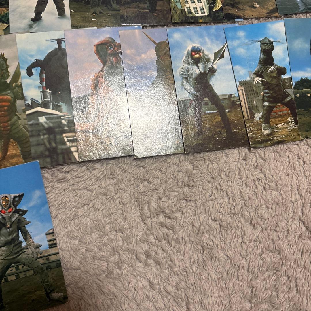 ウルトラマン 怪獣カード 大量まとめ売り 昭和 当時物 ※難あり