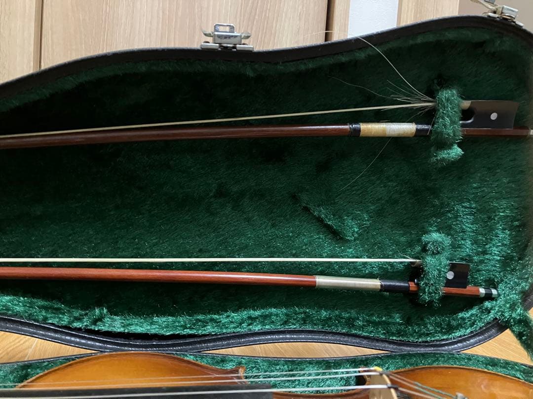 バイオリン本体 木製 黒ケース