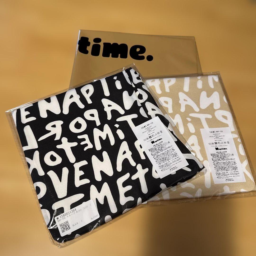 Nissy nap timeスカーフ2色 ショップバック付き