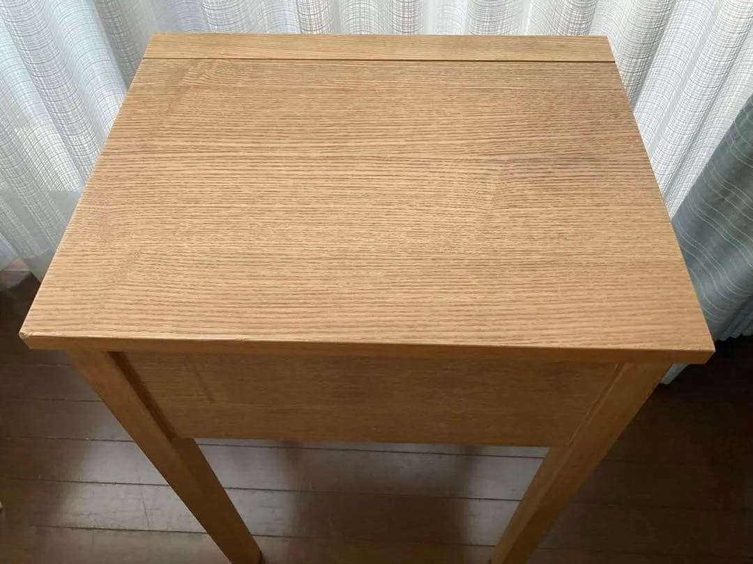 【希少】無印良品　コンパクトドレッサー　鏡台　タモ材