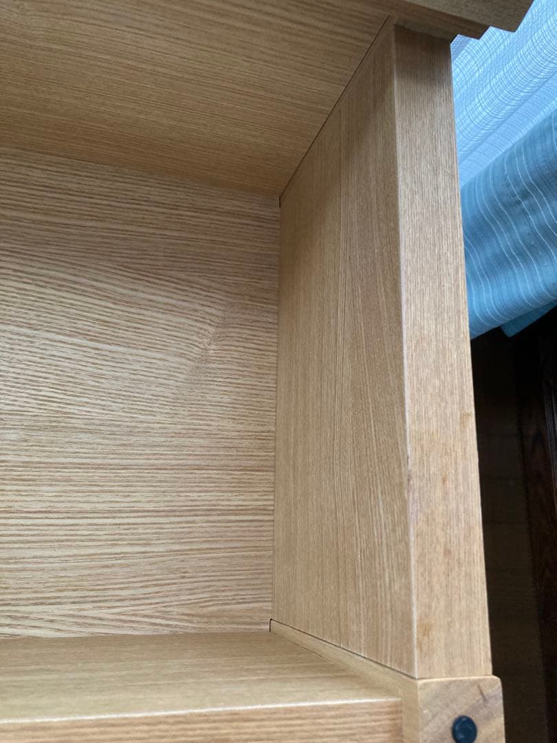 【希少】無印良品　コンパクトドレッサー　鏡台　タモ材