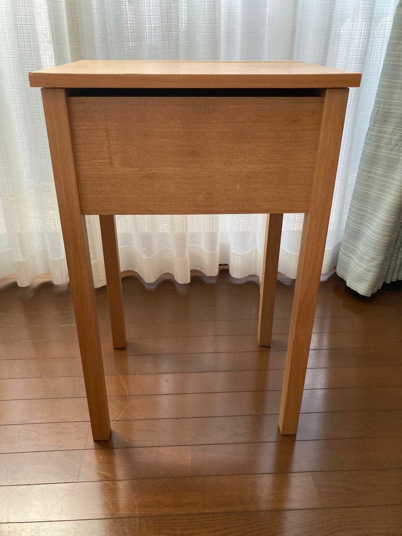 【希少】無印良品　コンパクトドレッサー　鏡台　タモ材