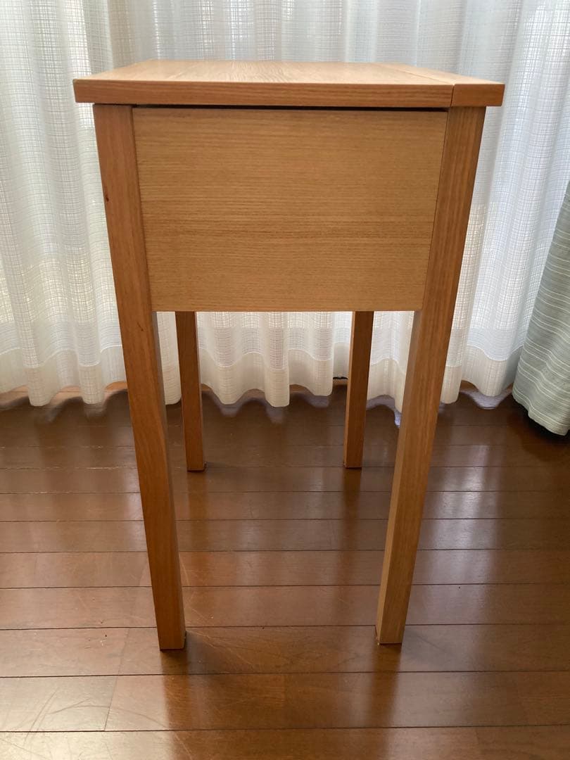 【希少】無印良品　コンパクトドレッサー　鏡台　タモ材