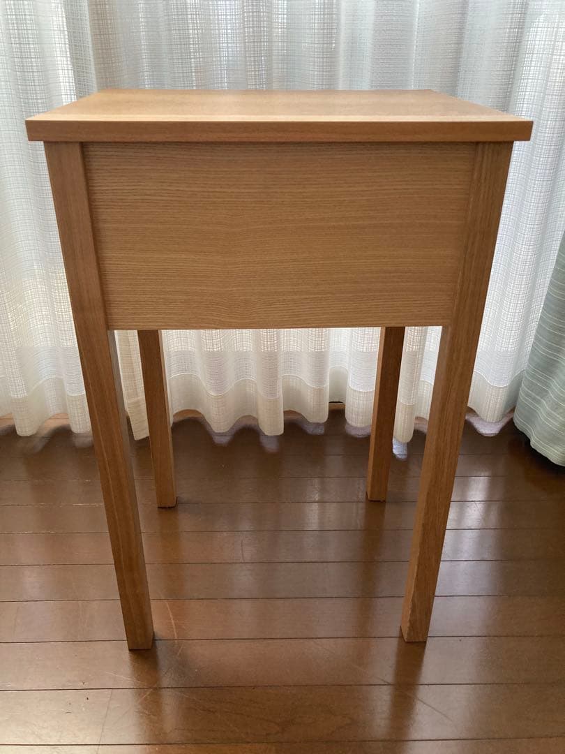 【希少】無印良品　コンパクトドレッサー　鏡台　タモ材