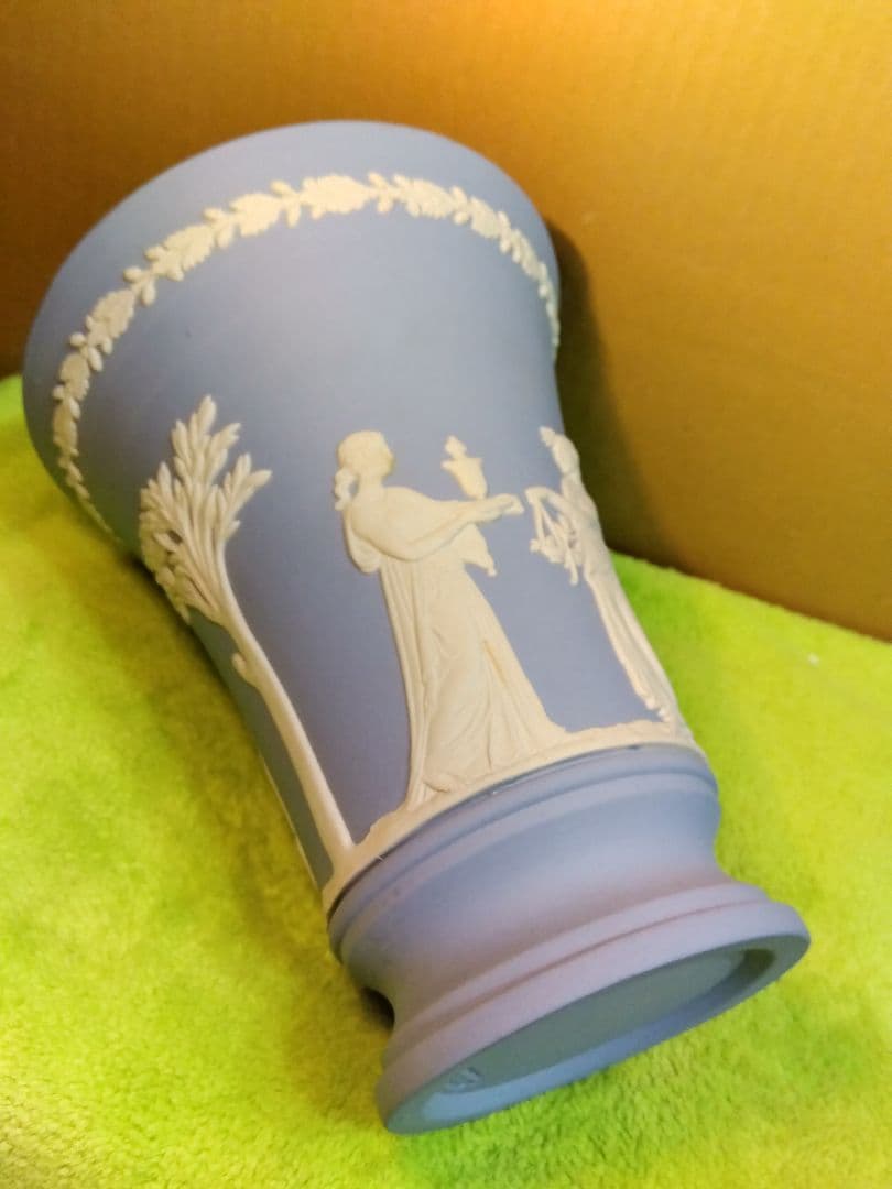 ウェッジウッド  ジャスパー　ビンテージ花瓶