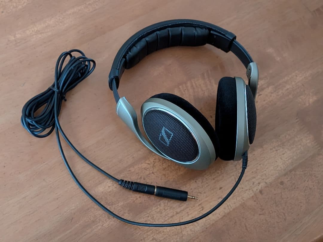 【ヘッドホンハンガー付】Sennheiser HD595 有線ヘッドホン