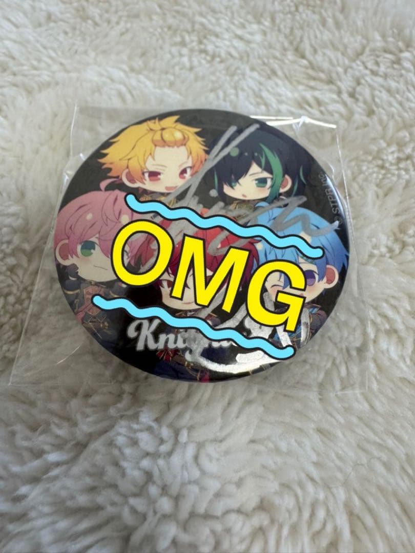 ばぁう 騎士A 騎士X 缶バッジ ぬいぐるみキーホルダー フォトカ