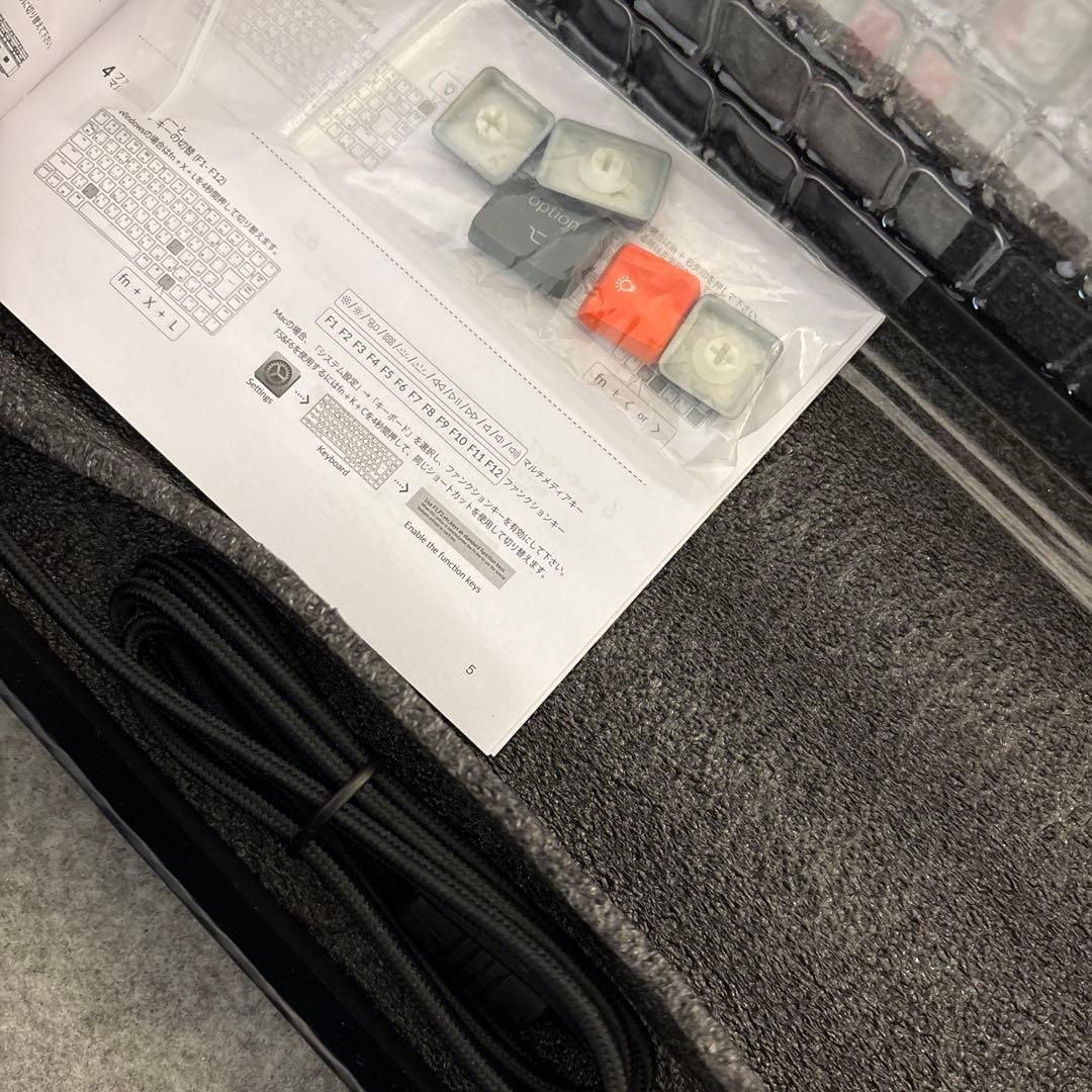 Keychron K3 V2 RGB ホットスワップ対応 赤軸 ロープロファイル
