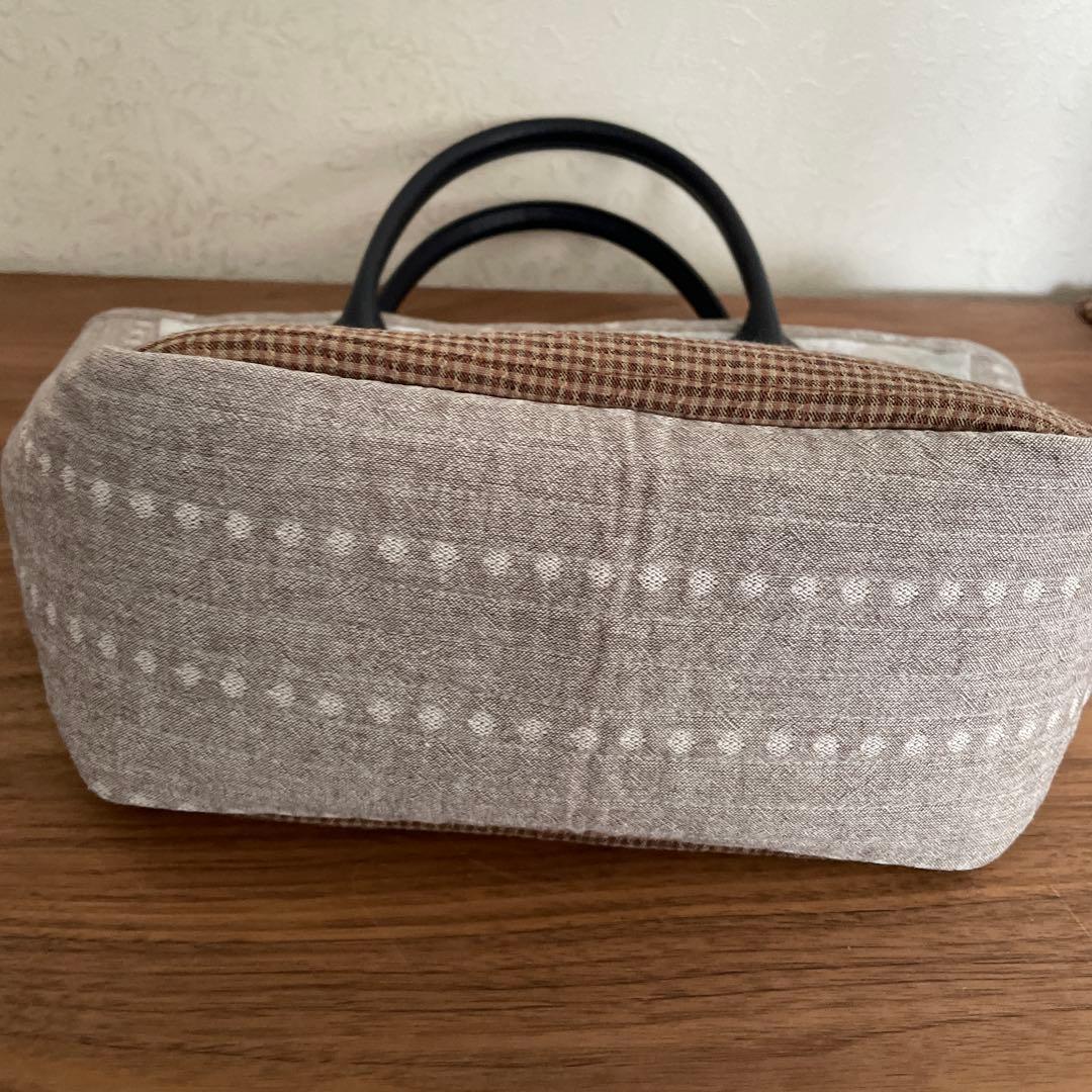 パッチワークキルトバッグ　ハンドメイド