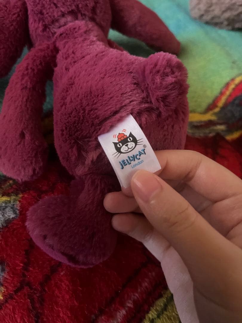 ぬいぐるみ  Bashful Sparkly Cassis Bunny