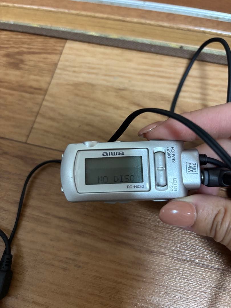 AIWA AM-HX50 アイワポータブル　MDプレーヤー　(動作品）